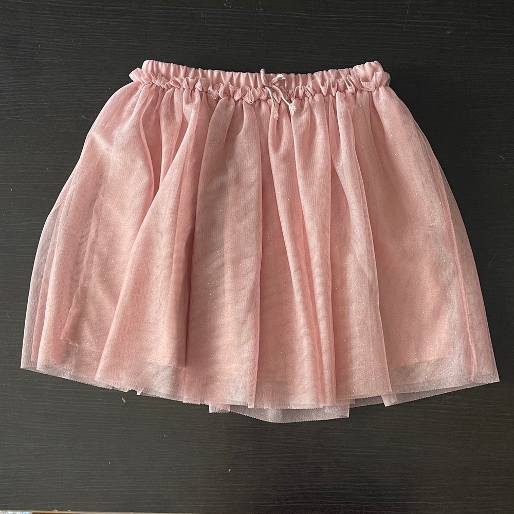 H&M Glittery Soft Pink Tulle Skirt